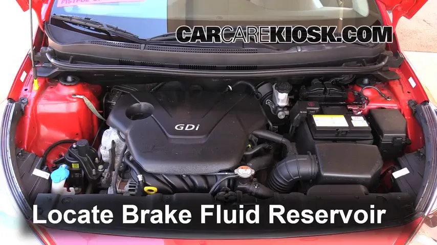 2013 Hyundai Accent GLS 1.6L 4 Cyl. Brake Fluid
